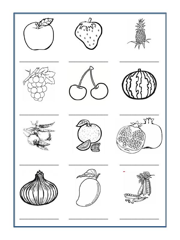 A2ZworksheetsWorksheet of French Worksheet Les Fruits Et Legumes