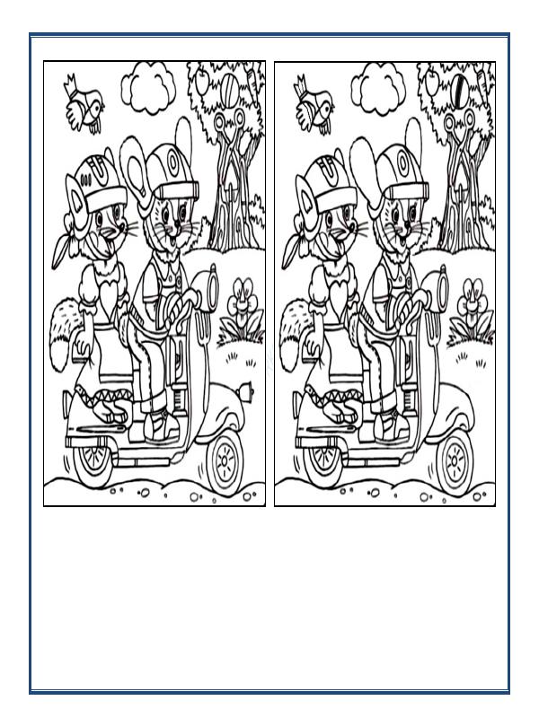 A2Zworksheets:Worksheet of Find The Difference-08-Logical Reasoning ...